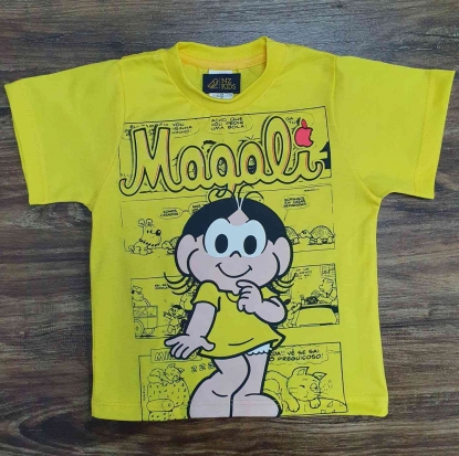 Camiseta Magali Amarela Infantil
