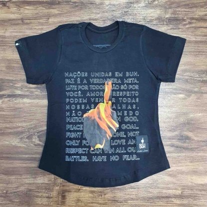 Camiseta Revolução Infantil BUH Preta