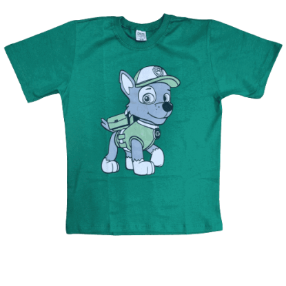Camiseta Verde Patrulha Canina Infantil