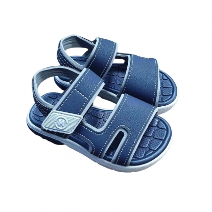 Sandália Azul Marinho com Branco Infantil