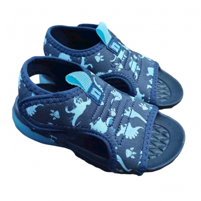 Sandália Azul Marinho Dino Infantil