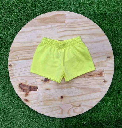 Shorts Infantil Amarelo