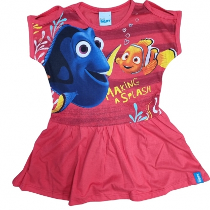 Vestido Procurando Nemo Meninas Infantil
