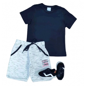 Bermuda Basket com Camiseta Infantil