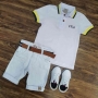 Bermuda Branca com Camisa Polo CRH Infantil