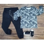 Camiseta Camuflada com Calça Jogger Infantil