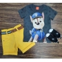 Camiseta Patrulha Canina com Bermuda Infantil