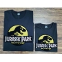 Camisetas Jurassic Park Pai e Filha