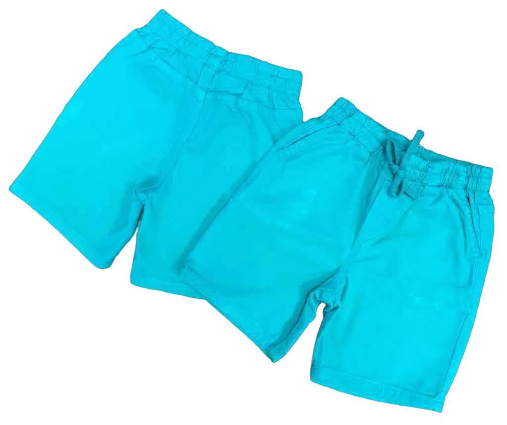 Bermuda Verde Jeans com cordão Infantil  - Lojinha da Vivi