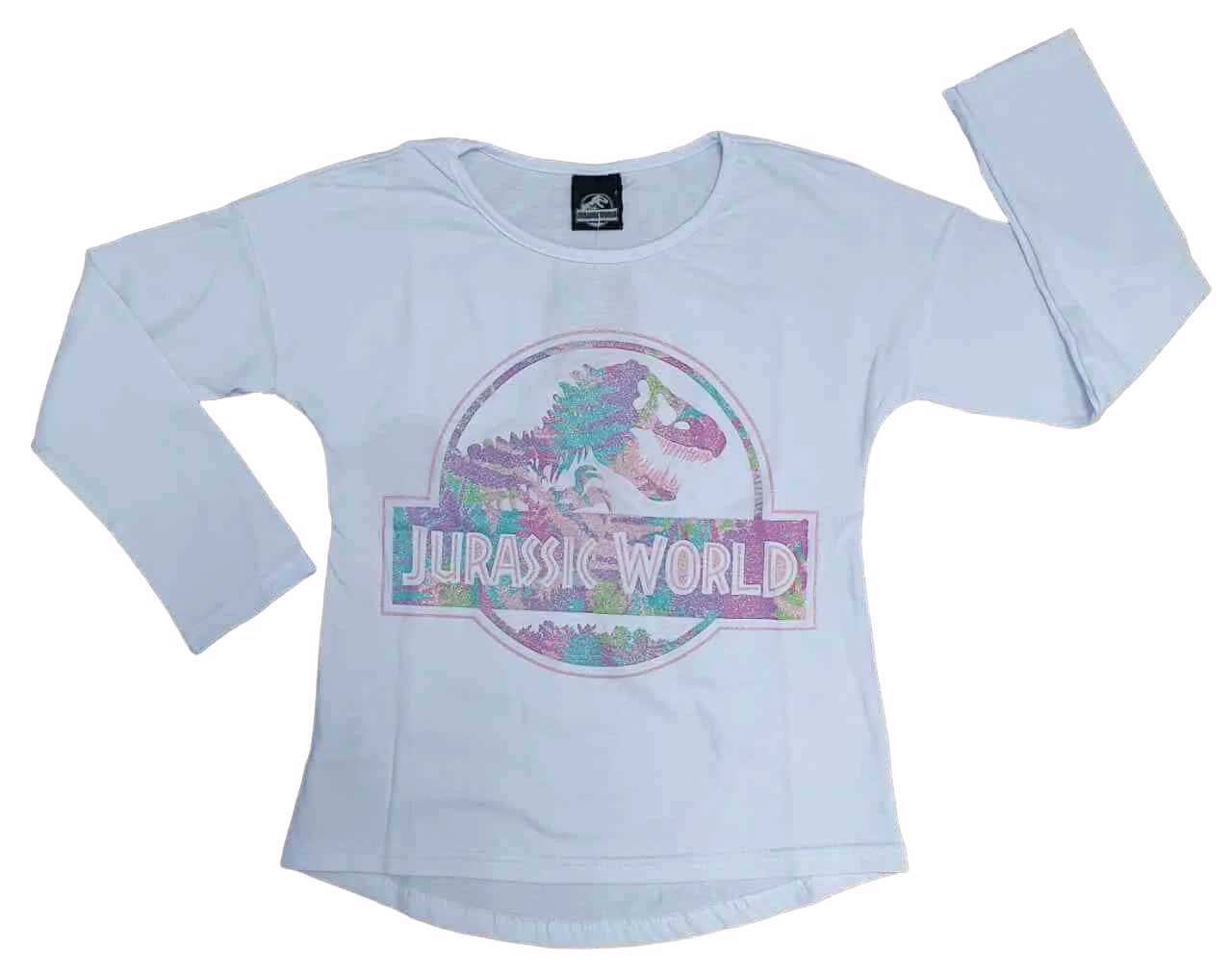 Blusa Jurassic World Branca Infantil  - Lojinha da Vivi