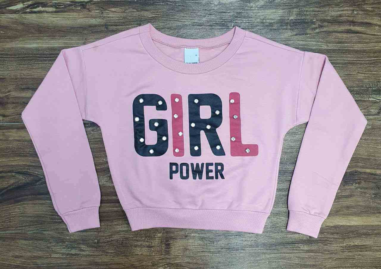 Blusão Girl Power Infantil
