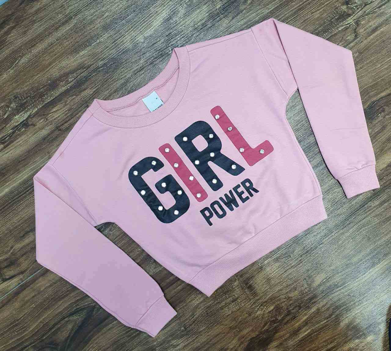 Blusão Girl Power Infantil
