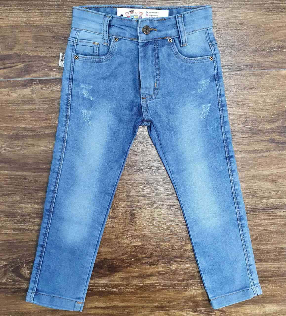 Calça Básica Jeans Infantil