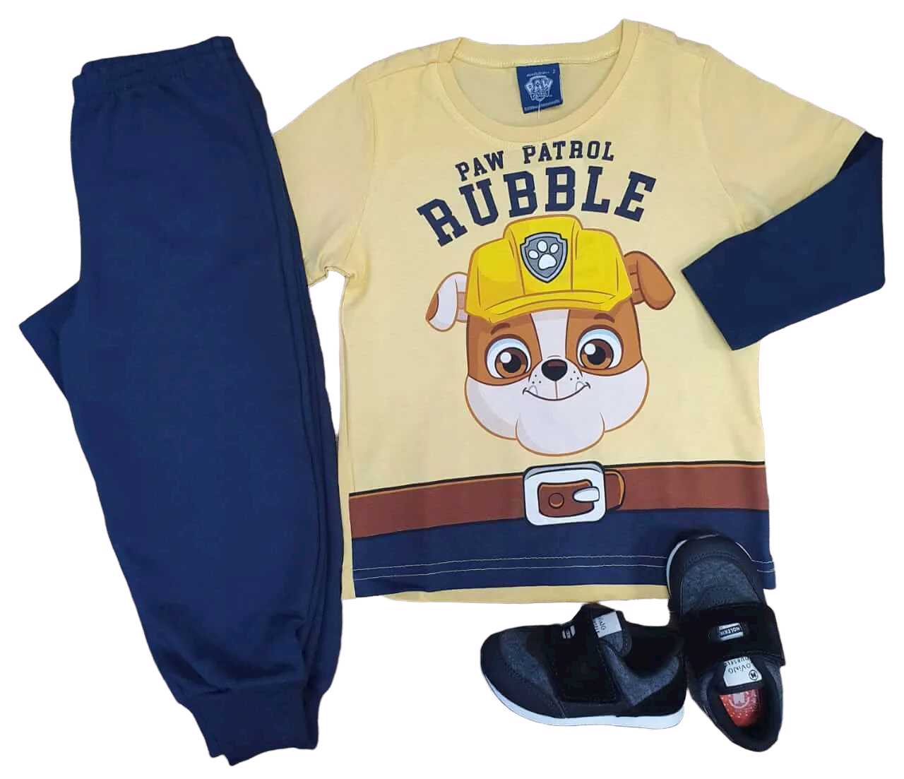 Calça Moletom com Camiseta Patrulha Canina Infantil