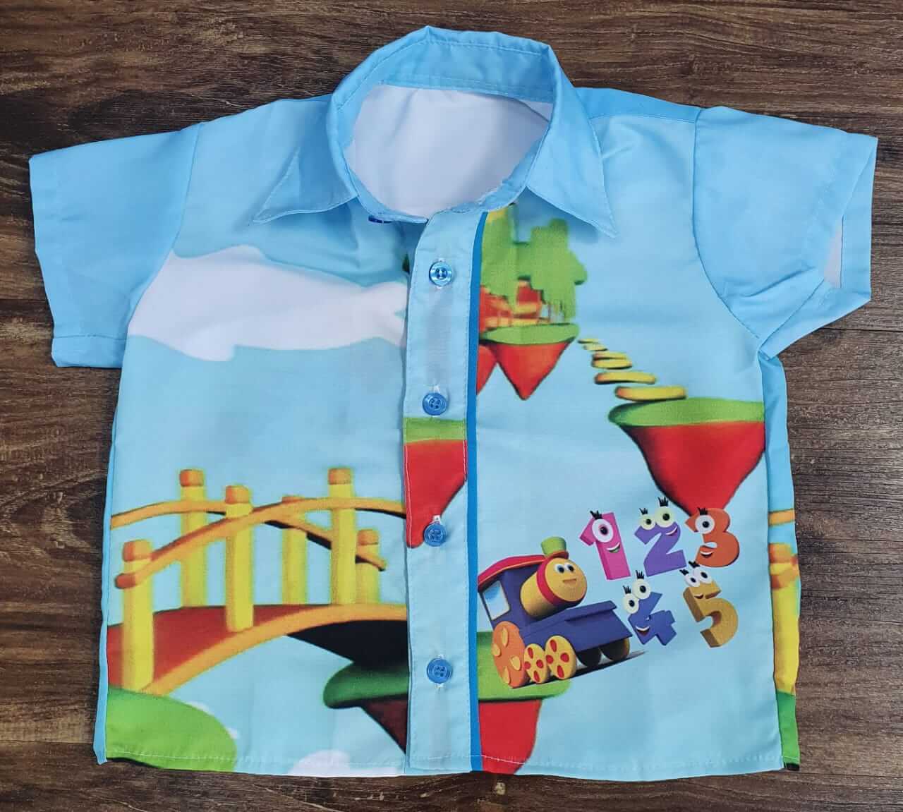 Camisa Bob o Trem Infantil