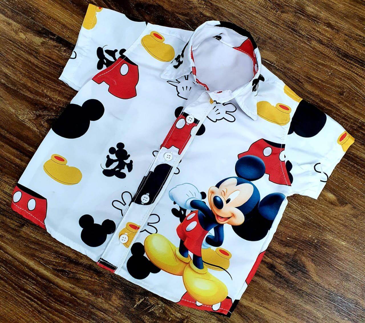 Camisa Mickey Clássico Infantil
