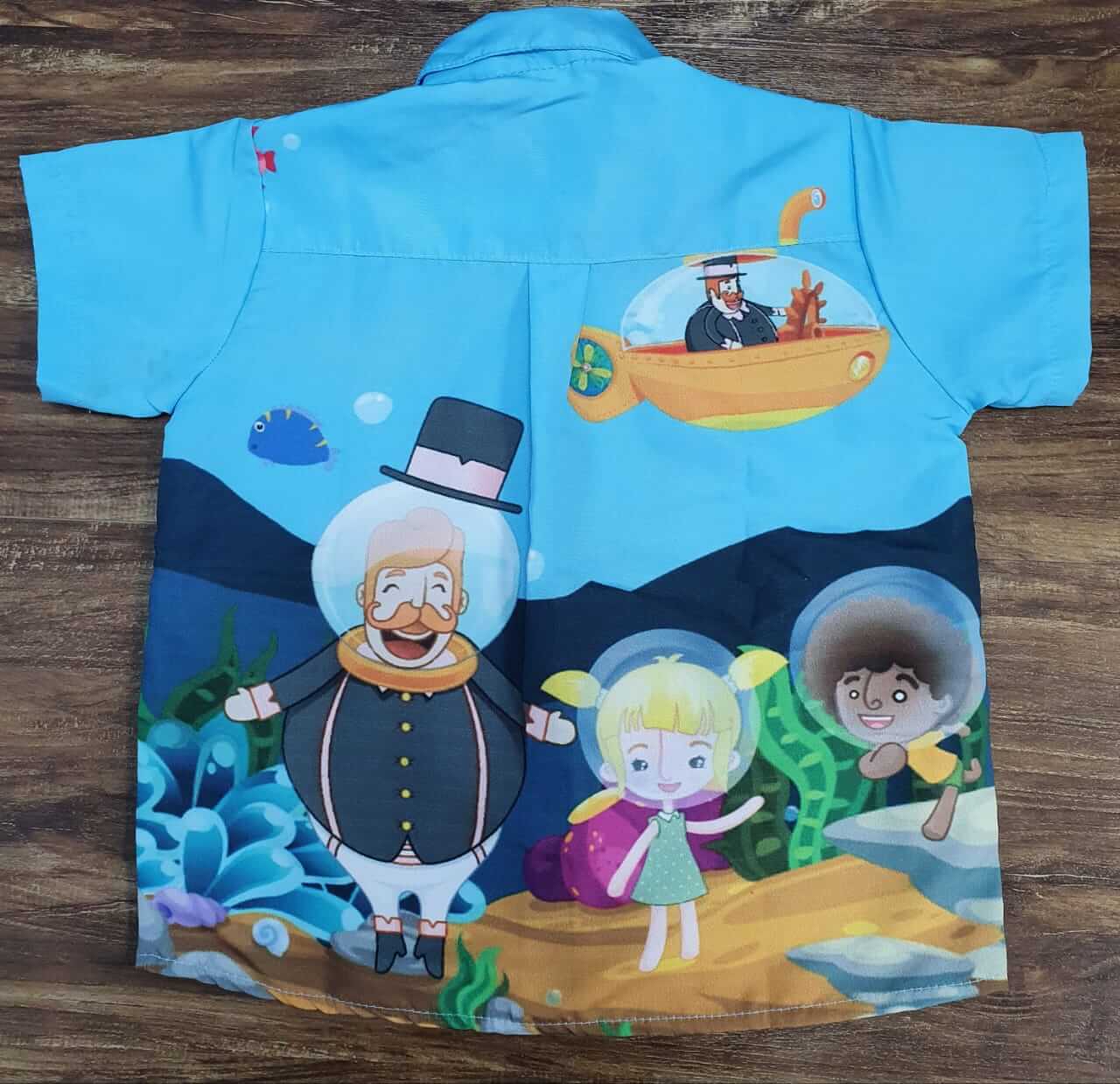 Camisa Bita Fundo do Mar Infantil