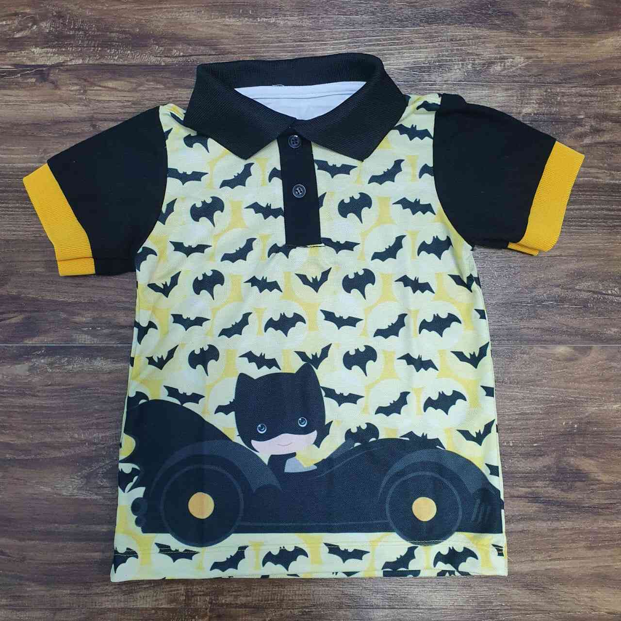 Camisa Polo Batman Infantil