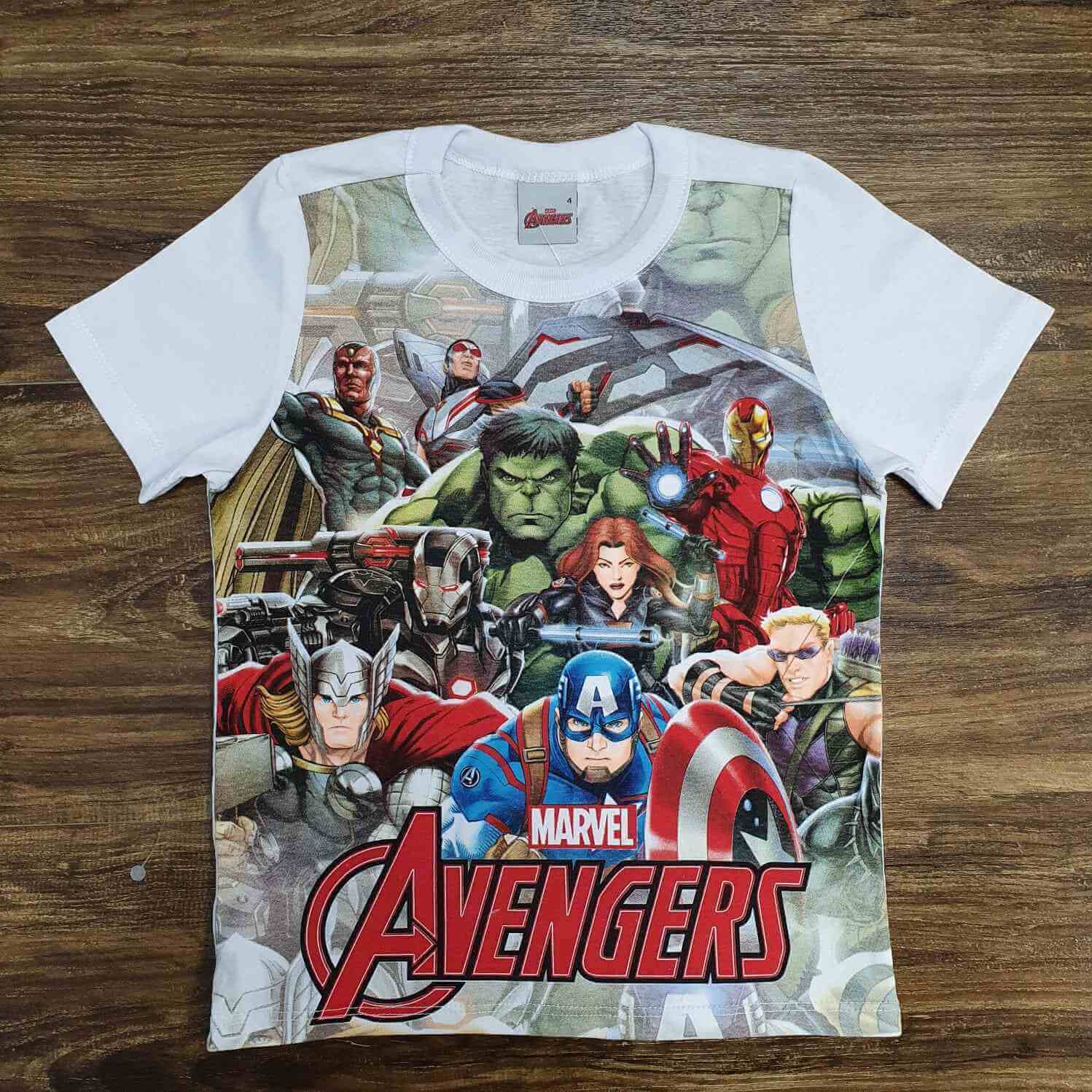Camiseta Avengers Infantil