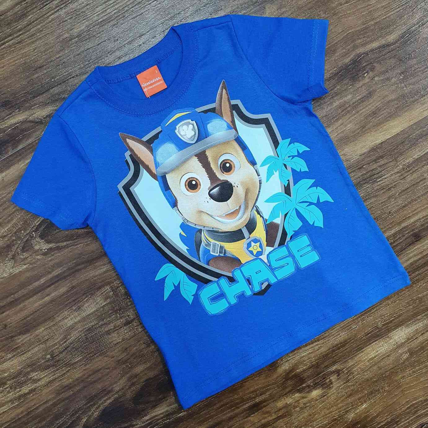 Camiseta Azul Chase Infantil
