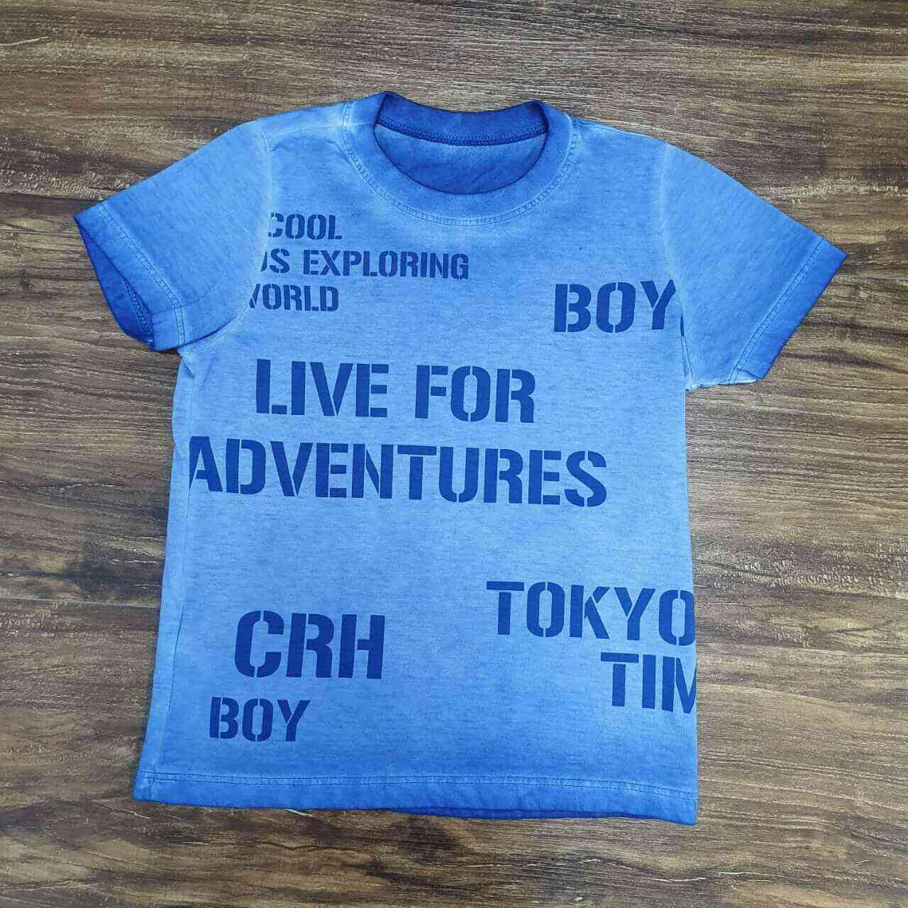 Camiseta Azul Infantil
