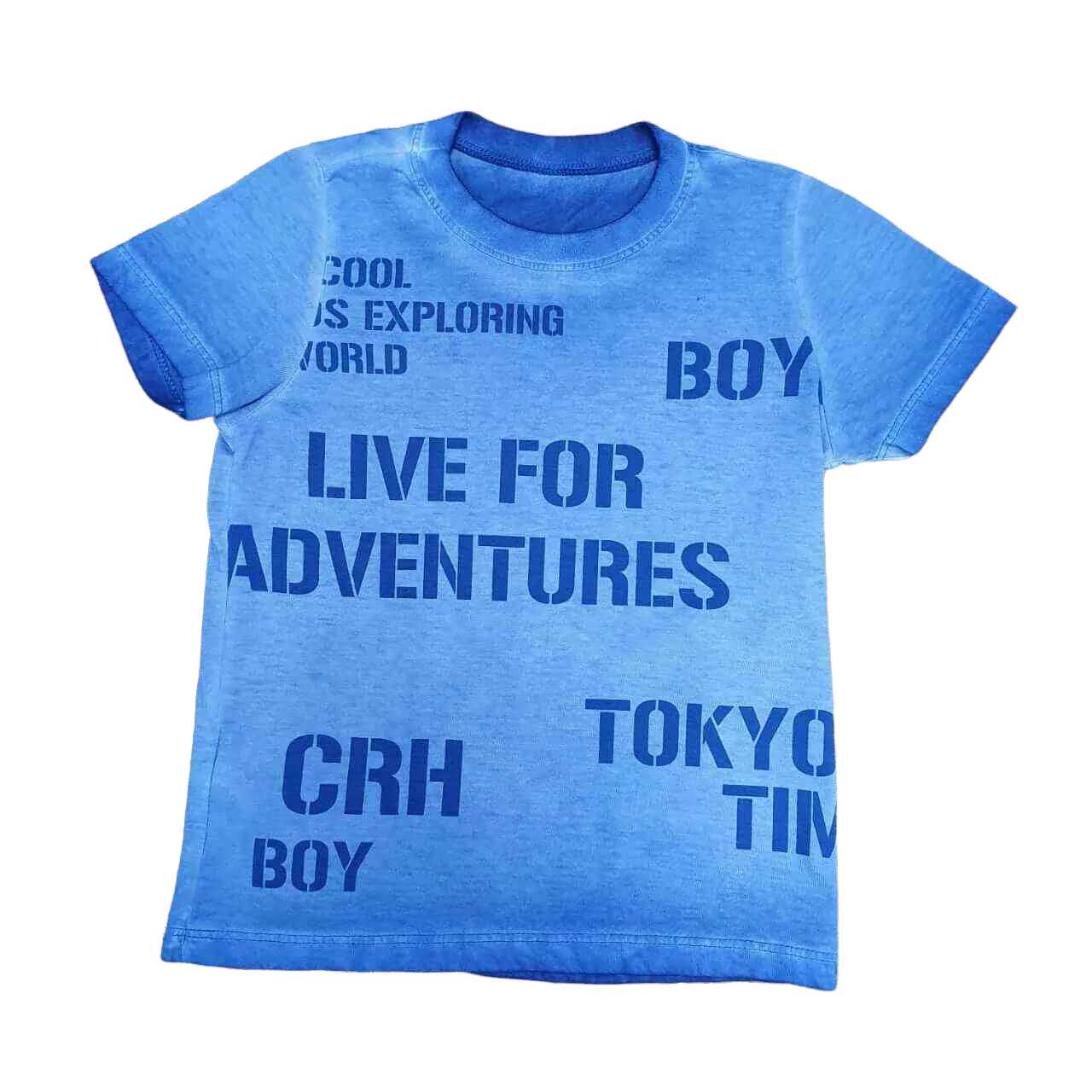 Camiseta Azul Infantil  - Lojinha da Vivi