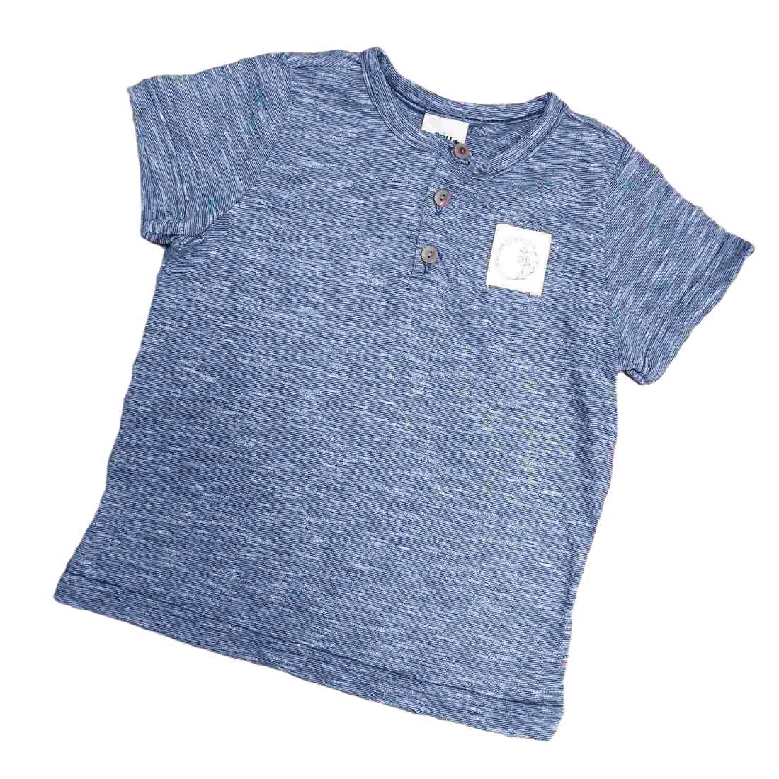 Camiseta Bata Azul Marinho Infantil