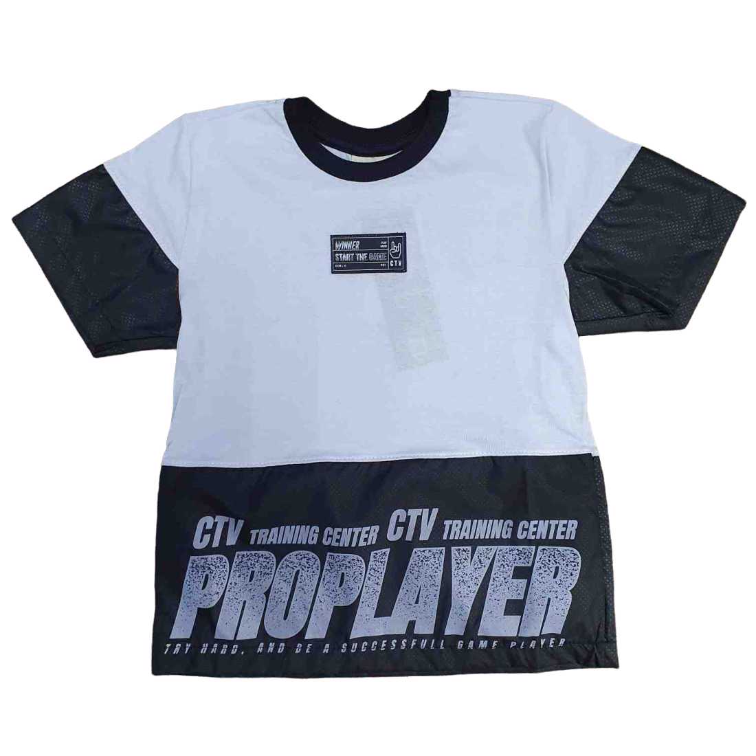 Camiseta Branca Player Infantil