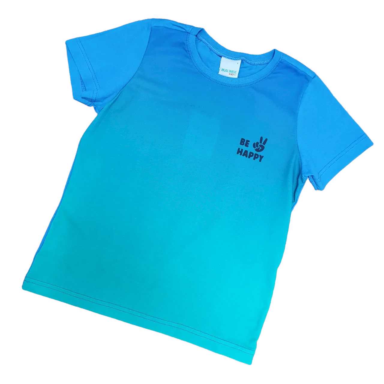 Camiseta Degrade Be Happy Infantil - Lojinha da Vivi