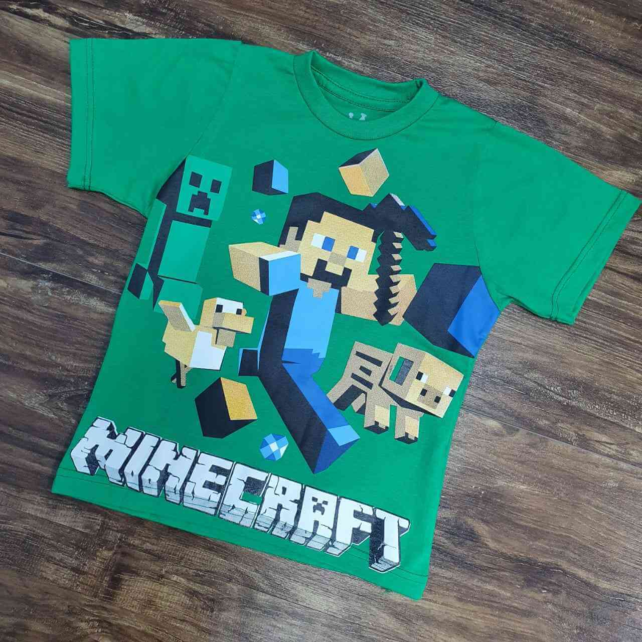 Camiseta Minecraft Infantil
