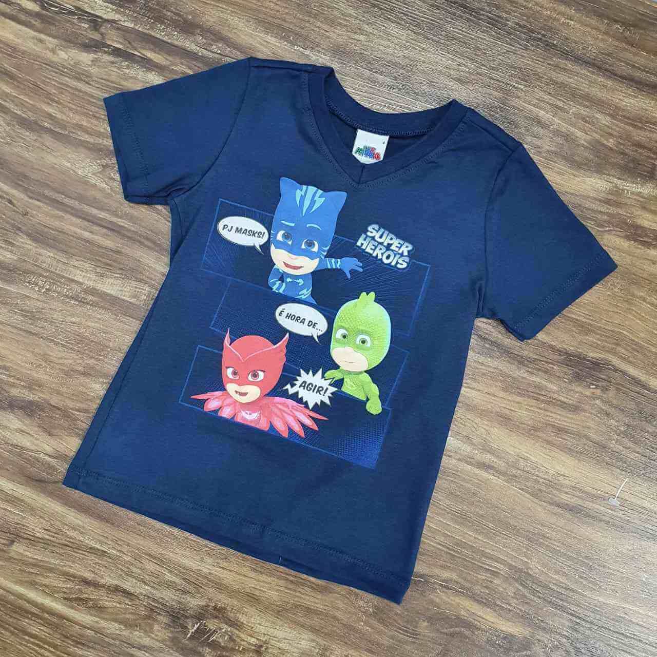 Camiseta PJ Masks Infantil