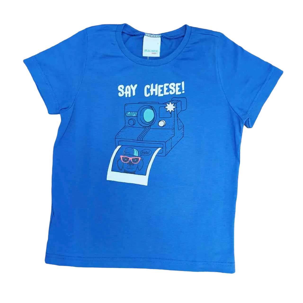 Camiseta Say Cheese Infantil - Lojinha da Vivi