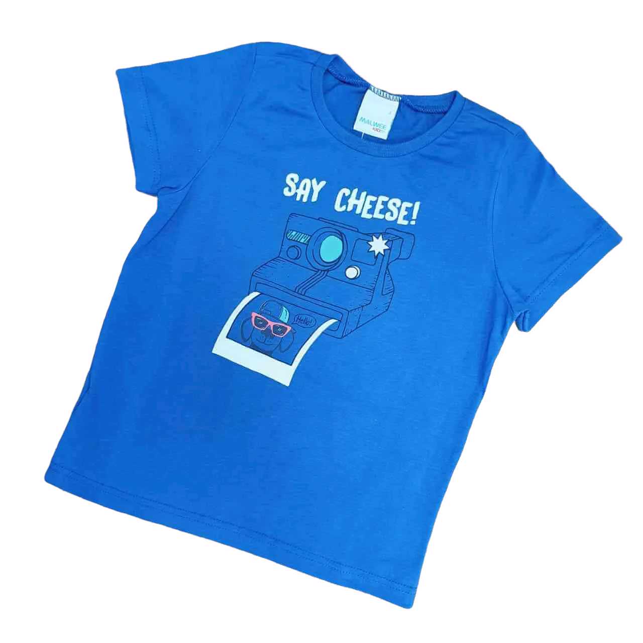 Camiseta Say Cheese Infantil - Lojinha da Vivi