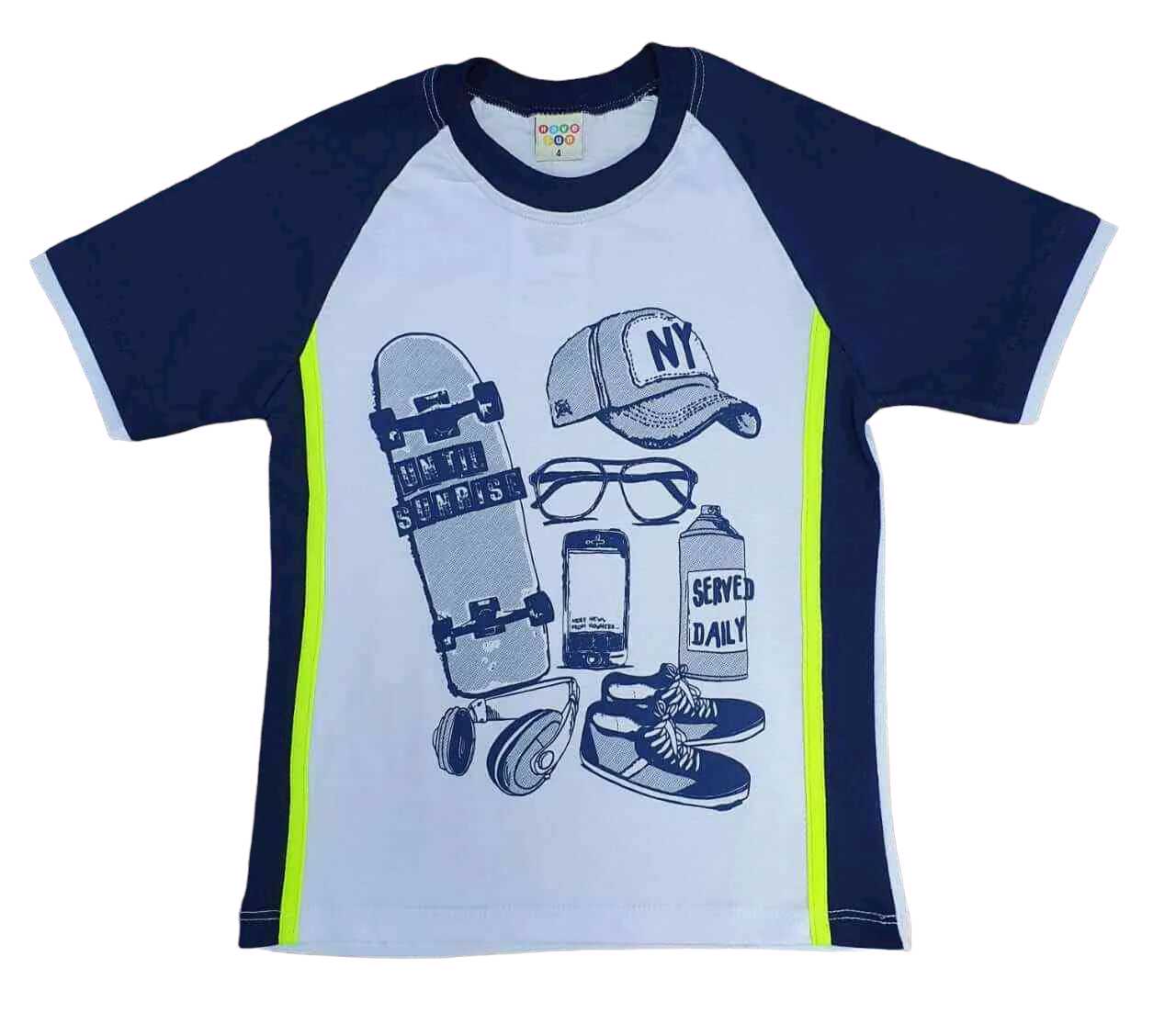 Camiseta Skate Infantil - Lojinha da Vivi