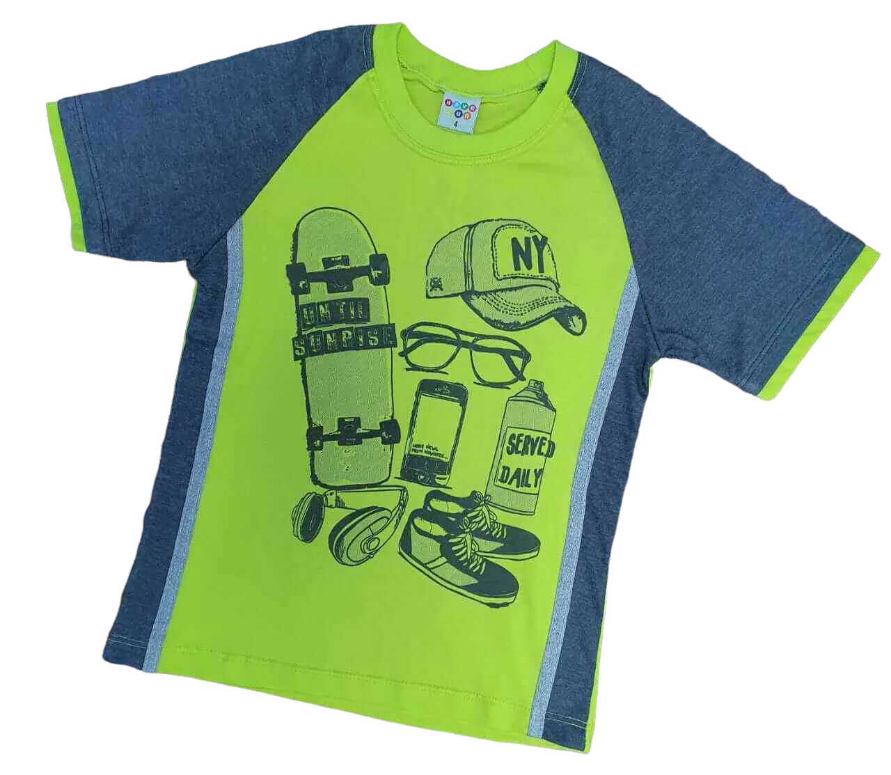 Camiseta Skate Infantil - Lojinha da Vivi