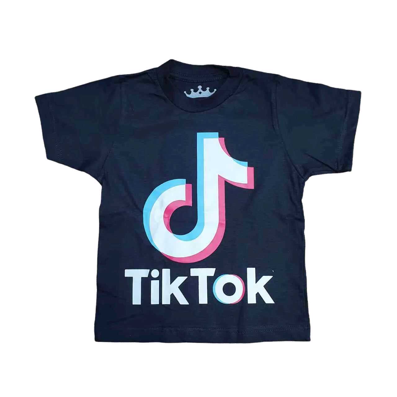 Camiseta Tik Tok com Bermuda Infantil