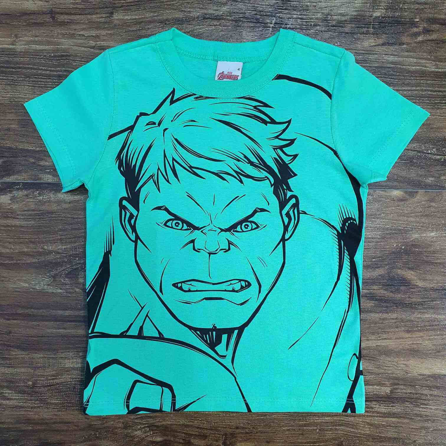Camiseta Verde Incrível Hulk Infantil