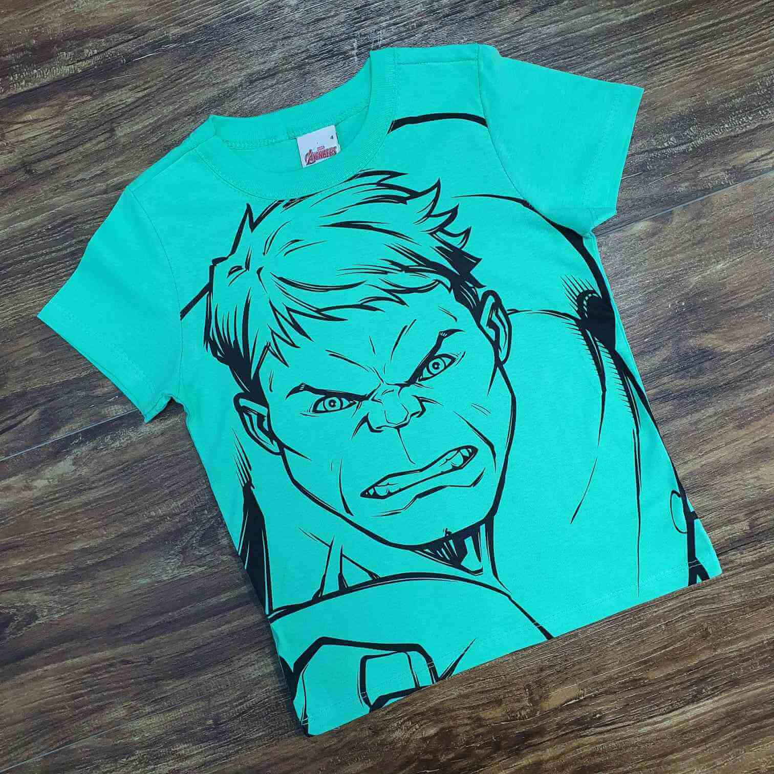 Camiseta Verde Incrível Hulk Infantil