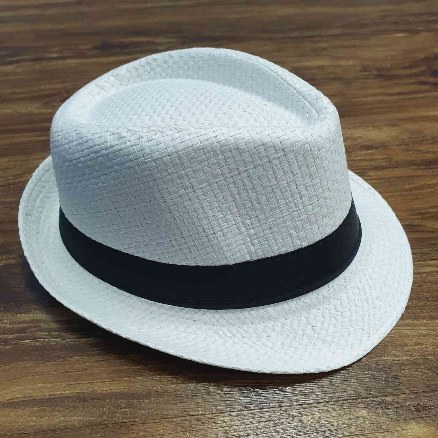 Chapéu Panamá Branco Infantil