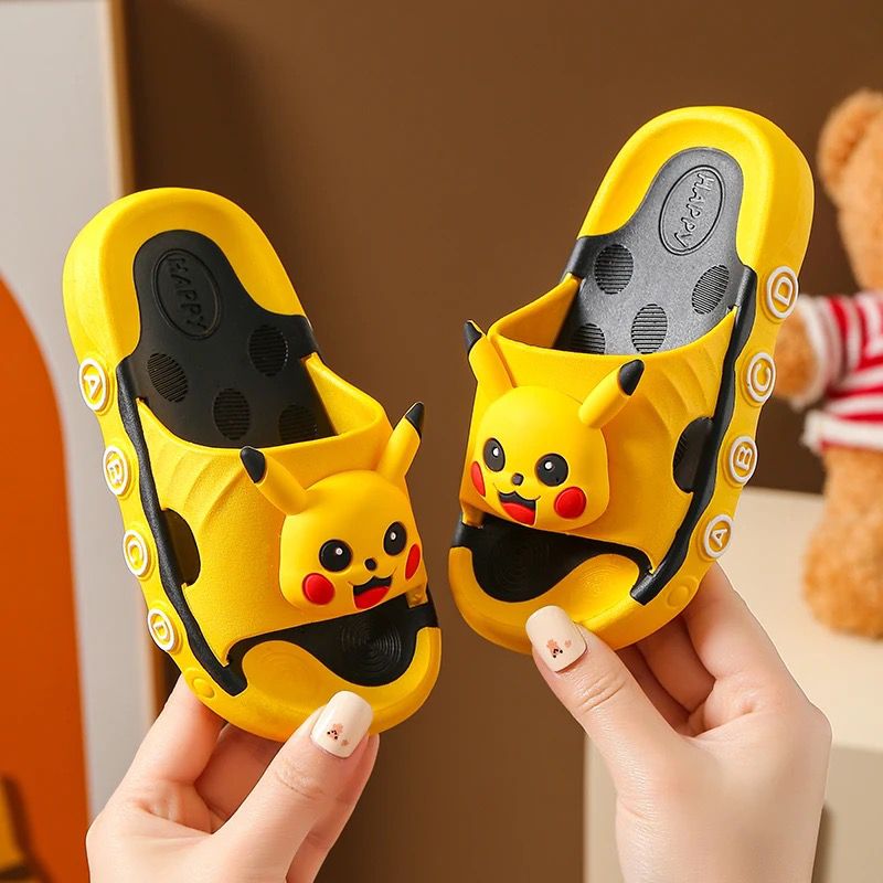 Chinelo Pokemon Pikachu Amarelo Infantil