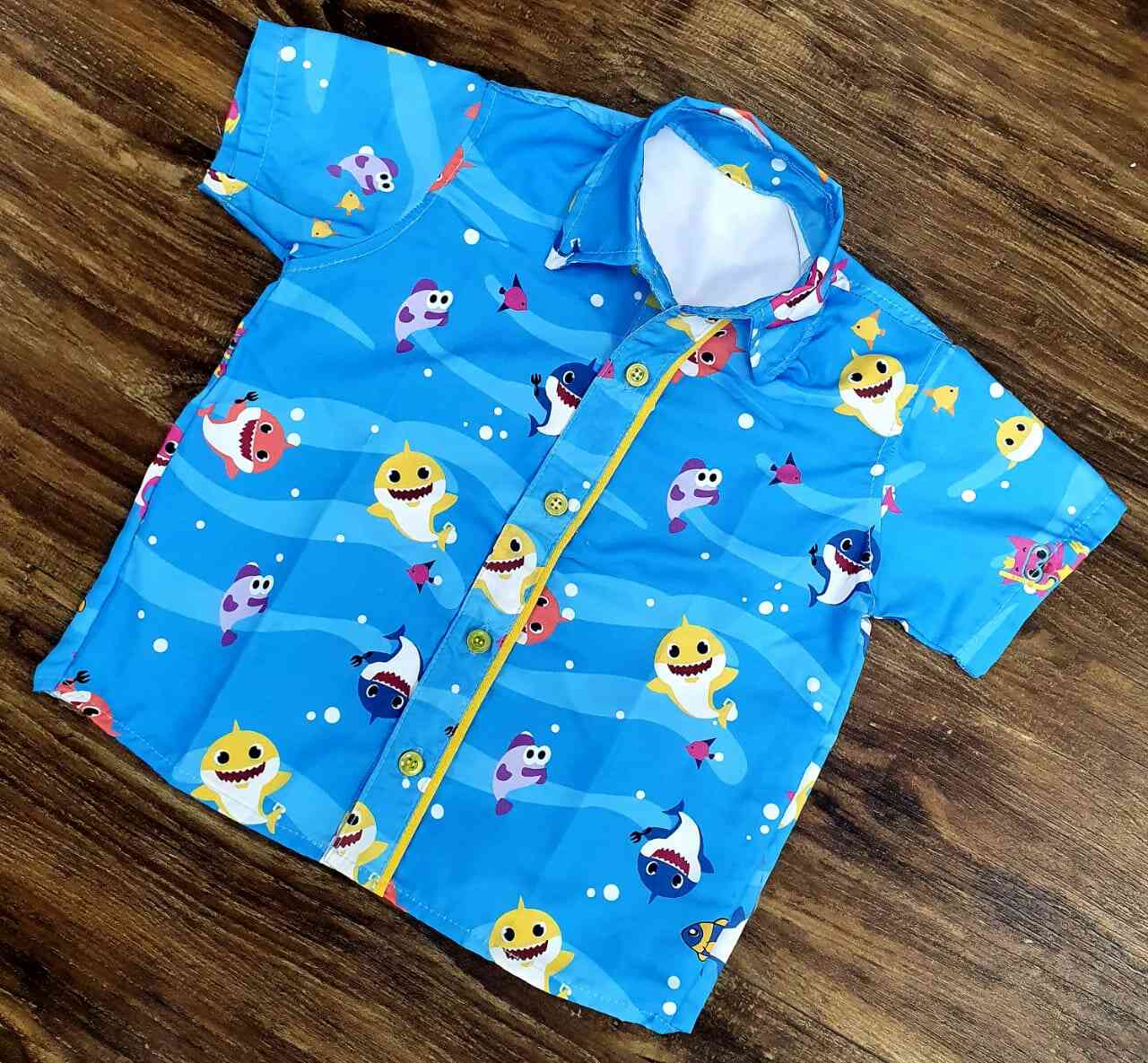 Conjunto Baby Shark mais Camiseta Infantil