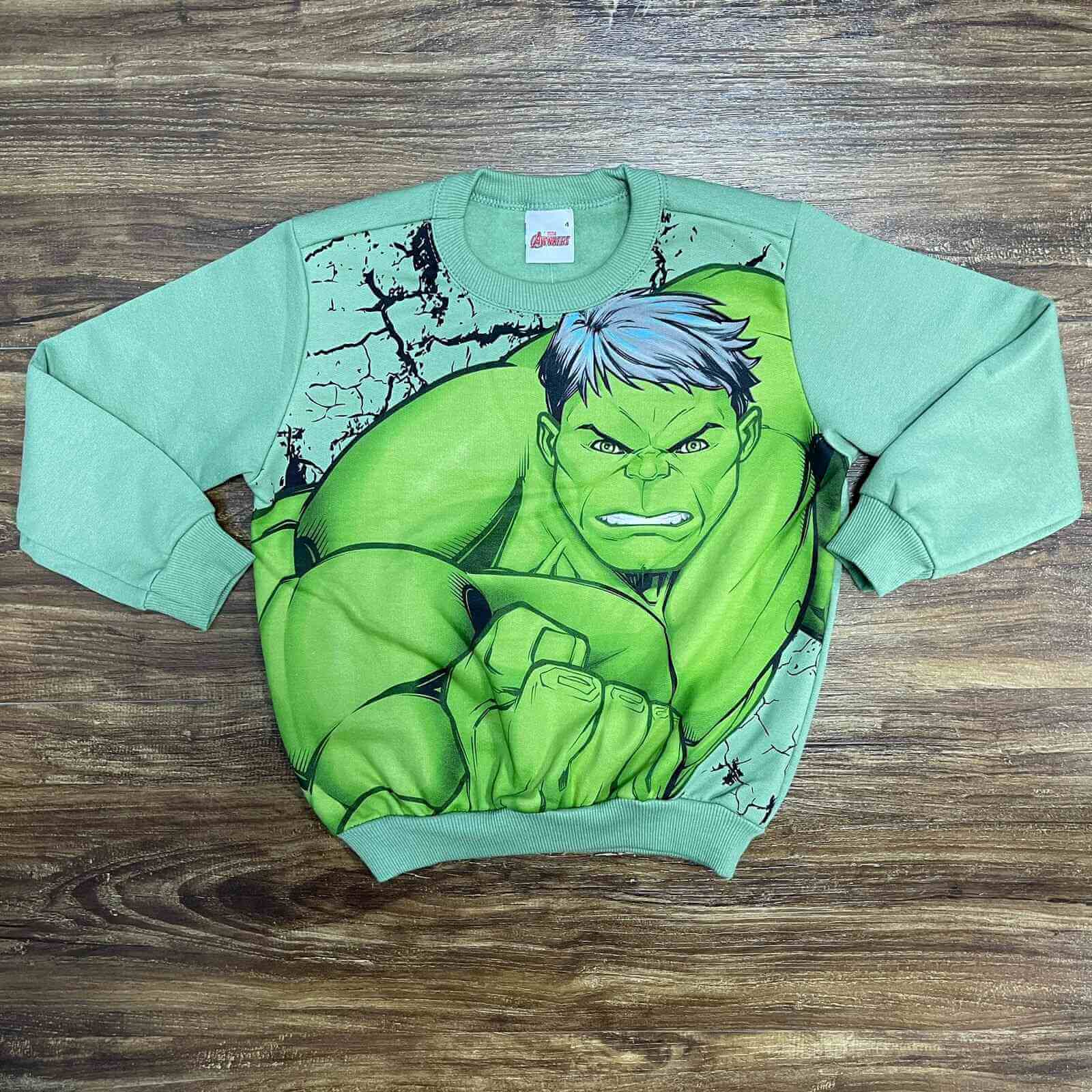 Conjunto de Moletom Hulk Infantil