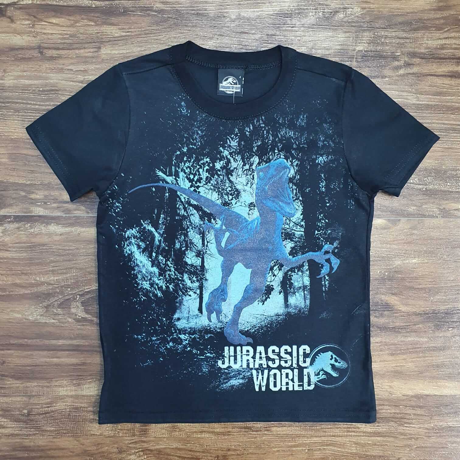 Camiseta Jurassic World Preta Infantil