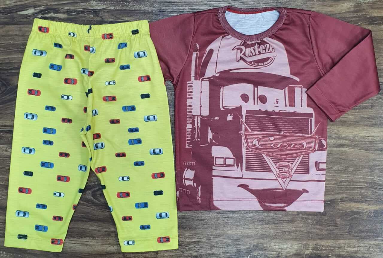Pijama Carros Infantil