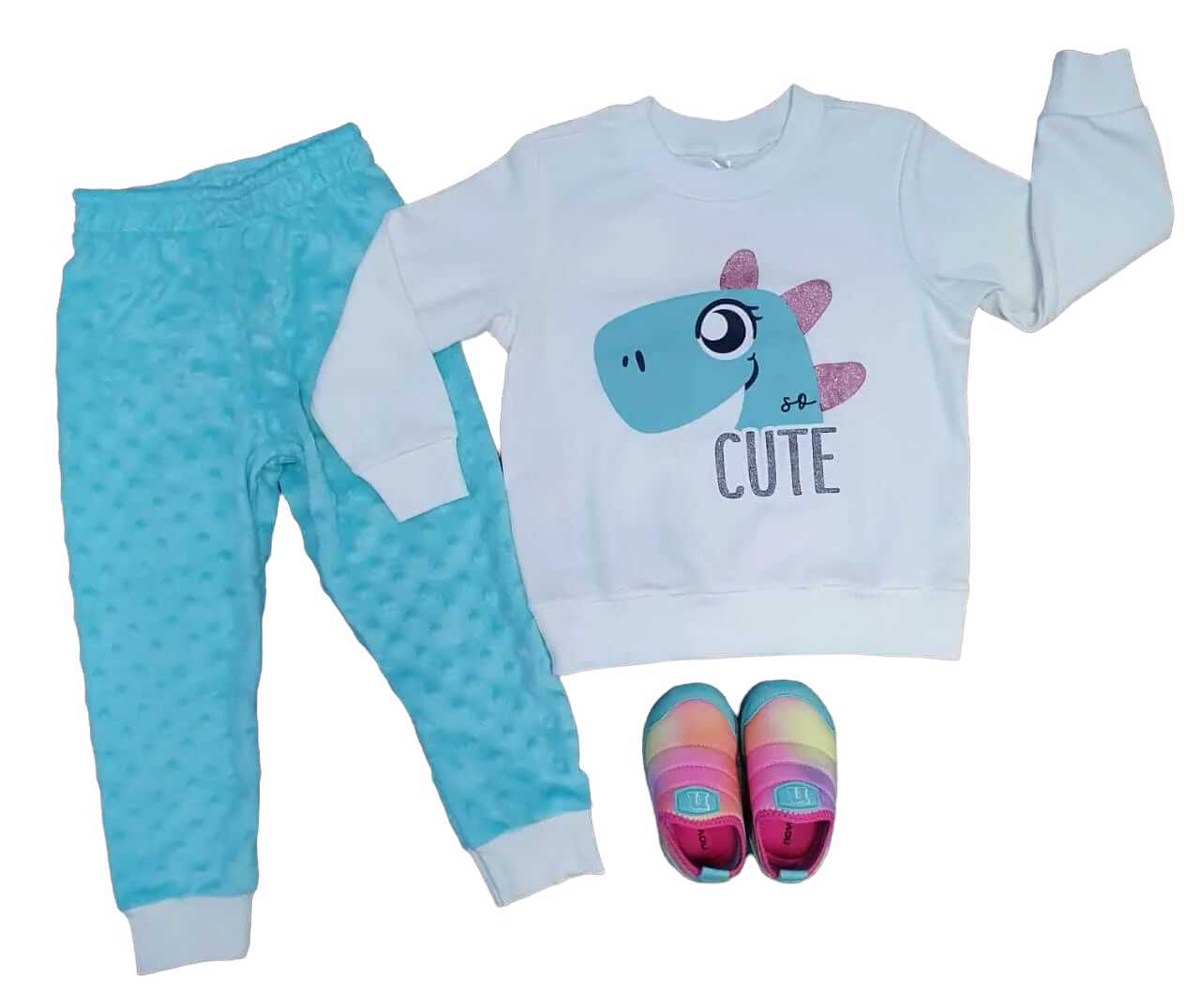 Pijama Cute Azul Infantil  - Lojinha da Vivi