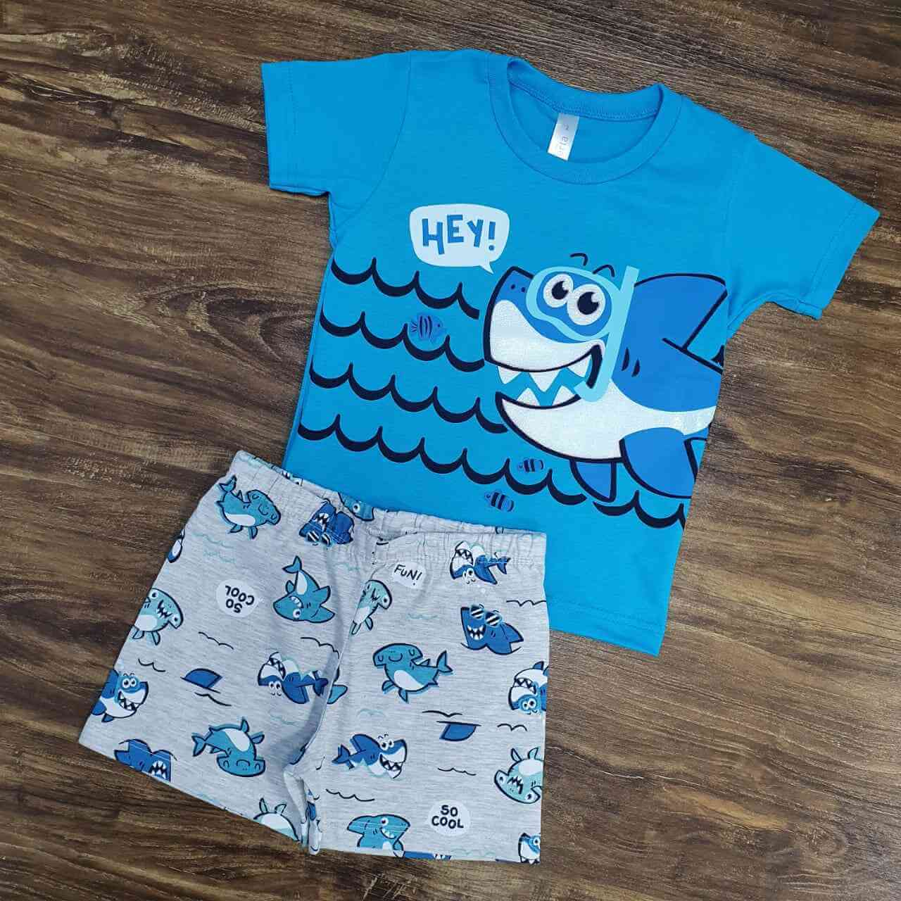 Pijama Tubarão Infantil 