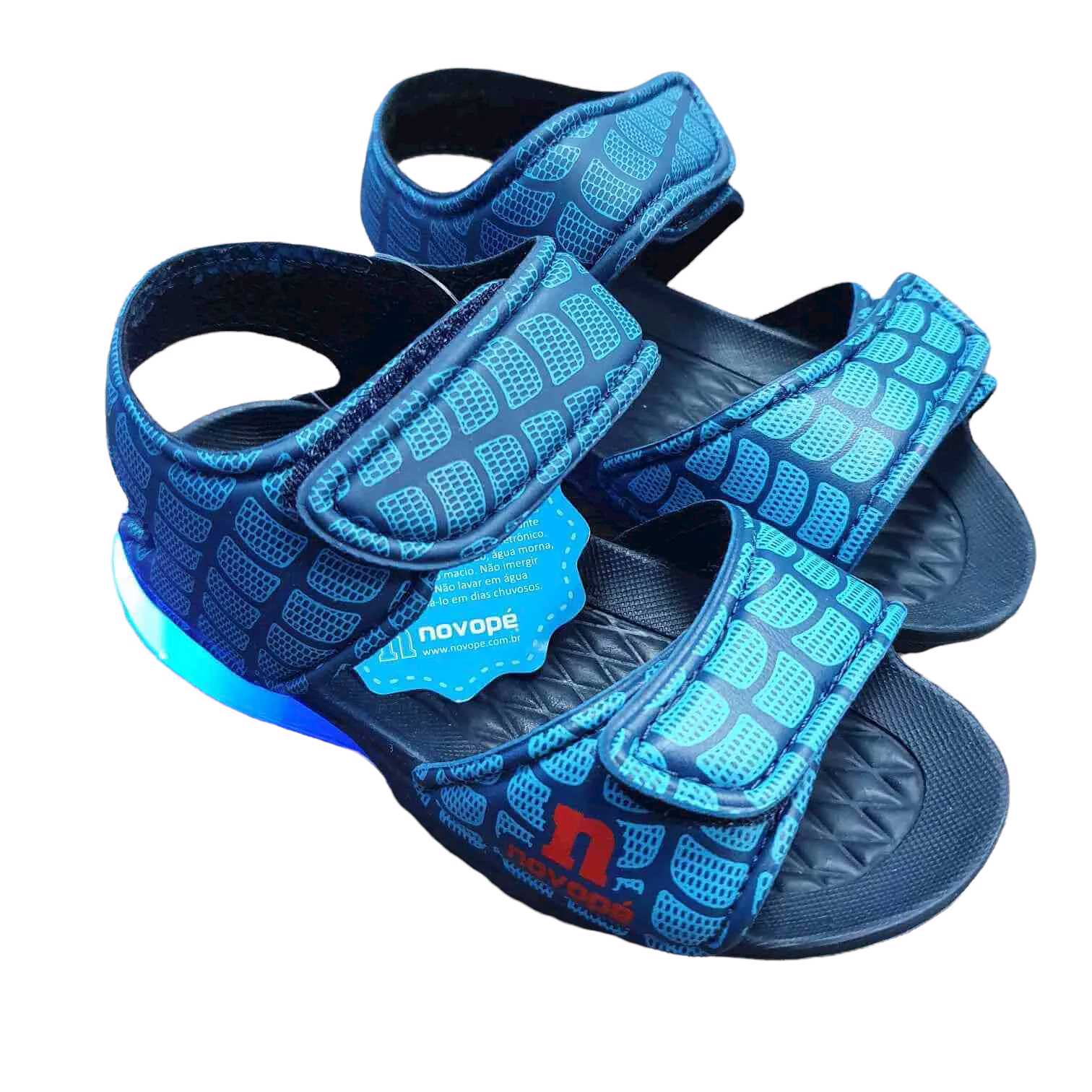 Sandália de Led Azul Infantil - Lojinha da Vivi