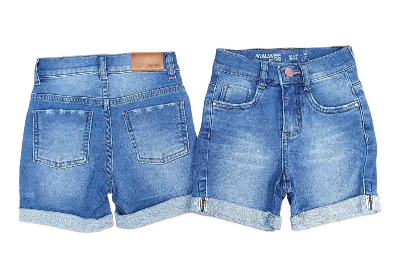 Shorts Jeans Infantil  - Lojinha da Vivi