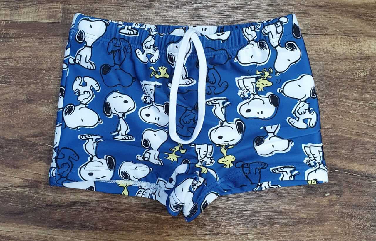 Sunga Snoopy Azul Infantil
