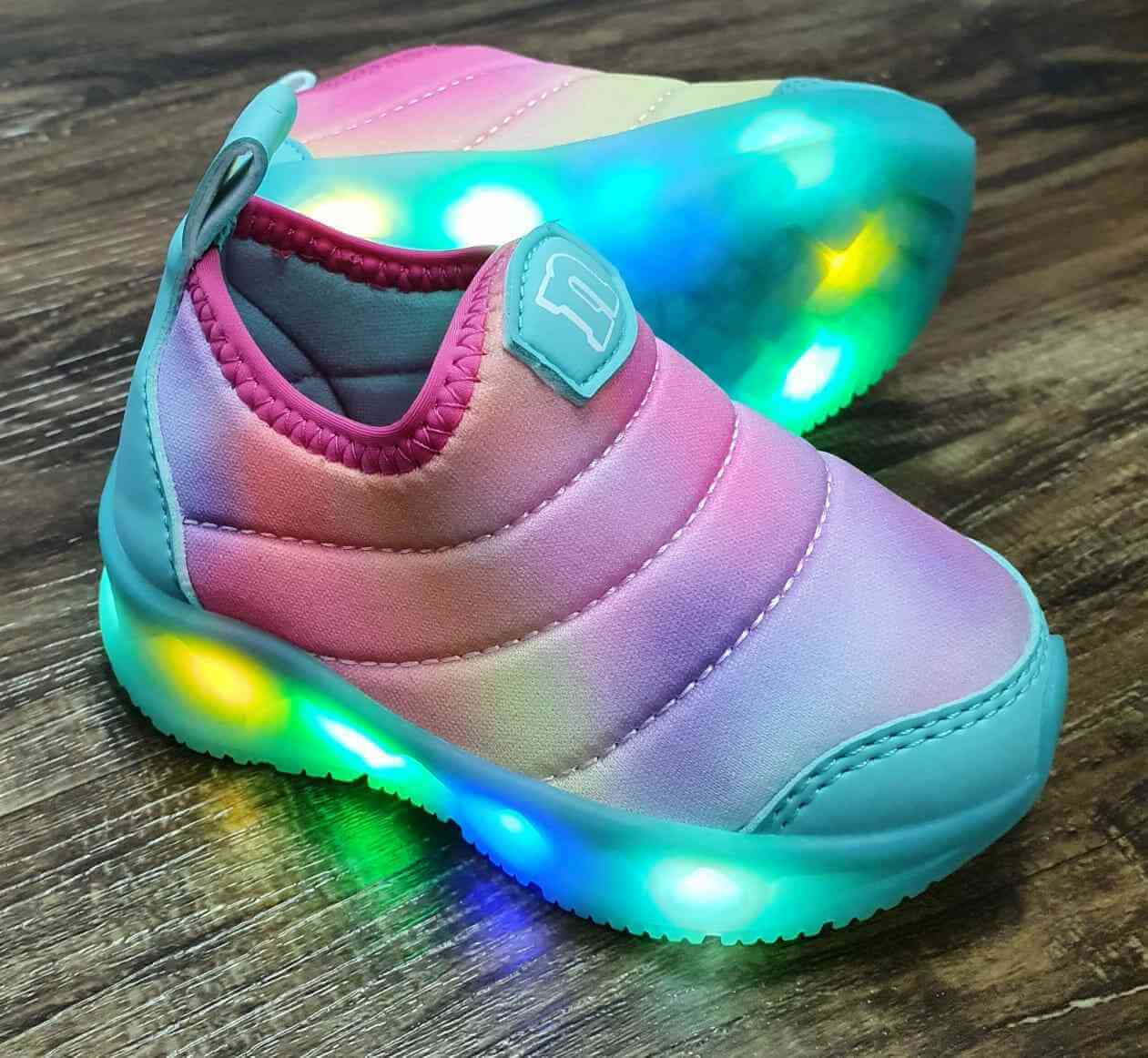 Tênis de LED Tye Dye Infantil